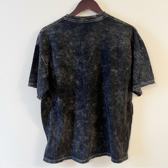 Death Row Distressed Burnout Out T-shirt Short Sleeves Round Neck Size Large - Picture 6 of 6